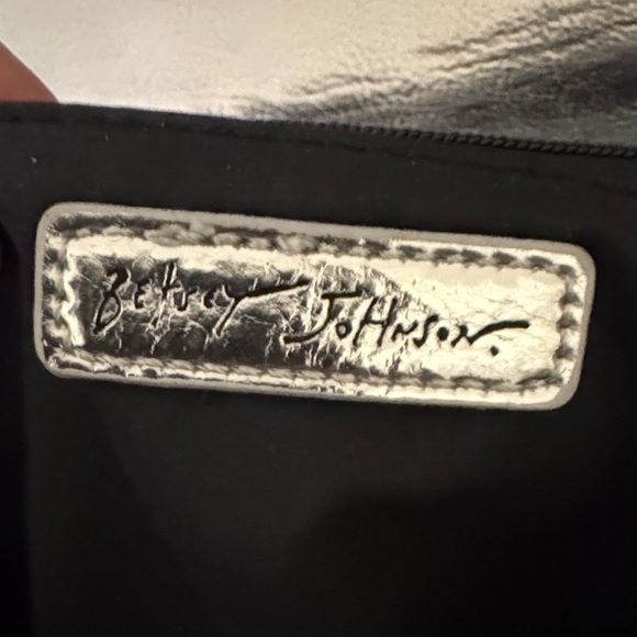 Betsey Johnson Silver Heart-Embellished Shoulder Bag - Picture 6 of 8